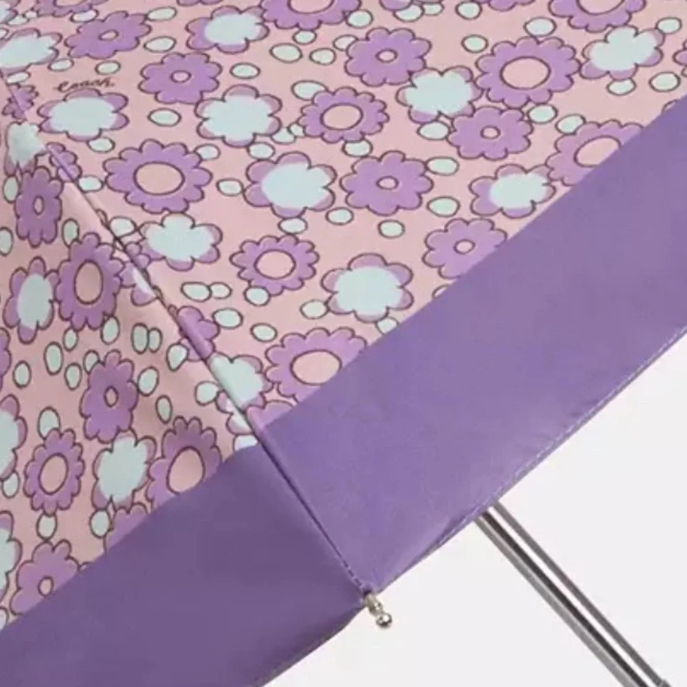 Coach UV Protection Mini Umbrella Floral Print NWT - Picture 3 of 7